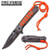 Tac Force 872OR Laced-Up Assisted Open -Orange