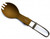 Vargo Titanium Folding Spork - Yellow