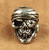 Schmuckatelli Co. One-Eyed Jack Skull Bead Pewter