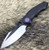 WE Knife 605H Flipper Satin S35VN Titanium Framelock- Black