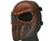 Matrix High Speed Wire Mesh "Chastener" Skull Mask - Flame