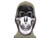 Tactical "Ghost" Neoprene 1/2 Face Mask - Black & White Skull