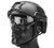 Emerson Bump Type Tactical Airsoft Helmet w/ Flip-down Visor (BJ Type / Basic / Black)