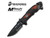 Marine "Iron Mike" Survival Knife with Seatbelt Cutter and Glass Punch - Black