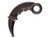 6.7" Polypropelene Training Karambit Knife - Black