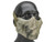 Avengers Iron Face Skull Imprint Nylon Lower Half Mask - Arid Camo