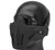 Avengers Metal Mesh Lower Half Mask with Soft Polymer Covering - Black