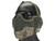 Matrix Iron Face Carbon Steel "Striker" Gen2 Metal Mesh Lower Half Mask - Arid Camo