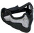 Matrix Iron Face Carbon Steel "Striker" Gen2 Metal Mesh Lower Half Mask - Black