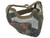 Matrix Iron Face Carbon Steel "Striker" Gen2 Metal Mesh Lower Half Mask - Flecktarn