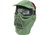 Avengers Mesh Transformer Modular Airsoft Mask w/ Visor & Neck Guard (Color: OD Green)