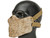 Matrix Iron Face Skull Imprint Nylon Lower Half Mask - Desert Serpent