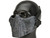 Matrix Iron Face Skull Imprint Nylon Lower Half Mask - Urban Serpent