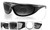 Bobster Charger Shooting Goggles / Anti-fog / Smoked Lens / ANSI Z87