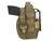 Avengers MOLLE Tactical Pistol Holster - Coyote Brown
