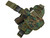 Matrix Special Forces Quick Draw Tactical Thigh Holster w/ Drop Leg Panel (Woodland Marpat / Right)