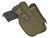 Universal Quick Draw Tactical Belt / MOLLE Holster w/ Mag Pouch (Right Hand) - Tan