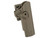 Matrix Hardshell Adjustable Holster for 1911 Airsoft Pistols - Flat Dark Earth (Mount: Belt Attachment)