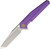 Framelock Purple  SW/Satin