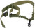 Matrix Military Style Single Point Bungee Rifle Sling - OD Green