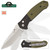 Bear Bold Action Pocket Knife – OD Green G10 Handle