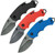 Kershaw 8700KITX Shuffle Set 3 Pack - Black - Red - Blue