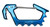 Kershaw Jens Carabiner 1150BLU - Blue