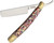 Frost Cutlery Razor Red Abalone