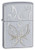 Zippo Butterfly Satin Chrome
