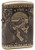 Zippo CH16 Skull Antique Brass Steampunk