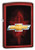Zippo Candy Apple Red Chevy Logo CLC15