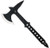 United KR0036B Kit Rae Black Jet Throwing Axe