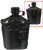 Rothco 3 Piece Canteen Kit With Cover & Aluminum Cup - Black