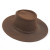 Old West Leather Slouch Hat