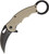 Mantis MK5T Folding Karambit Flipper Desert Tan - Assisted Open