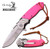 Elk Ridge ERA003PK Pink Handle Assisted Open