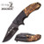 Elk Ridge ERA006GC Assisted Open Flipper - Woods