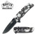 Master A005GY Grey Skulls Assisted Open