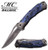 Master Collection A021BL Etched Dragon, Blue G-10