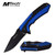 Mtech A1003BL Aluminum Assisted Folder- Blue