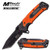 MTech A857OR Tanto Orange Aluminum Handle Assisted