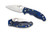 Spyderco C101PBL2 Manix 2 Lightweight Translucent Blue