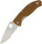 Spyderco C122GPSBN Tenacious Partially Serrated - Brown Handle