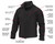 Rothco Stealth Ops Soft Shell Tactical Jacket - Black