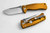 Lion Steel SR2 Mini - Orange Aluminium Handle, Satin Blade