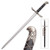 Assassin's Talon - Medieval Display Sword - Eagle Pommel - Eagle Wing Guard