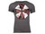 Resident Evil Logo T-Shirt by Bioworld - Grey (Size: Large)