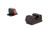 Trijicon HD XR Night Sight Set — Orange Front Outline — for FNH Pistols