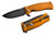 Lion Steel SR11 A OB Orange Aluminum Flipper - Black Blade