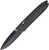 Lion Steel 8701FC Daghetta - Carbon Fiber Handle, Black Blade
